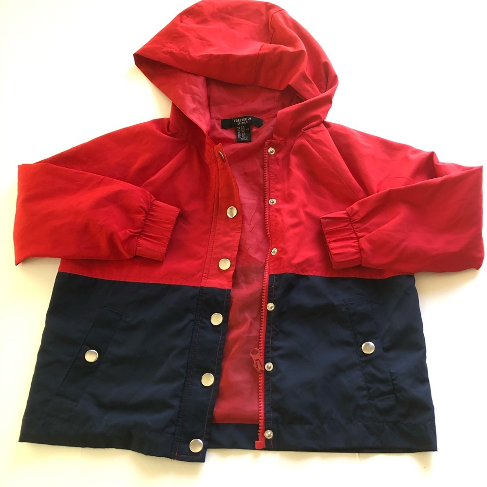 Forever 21 Girls light Wind Breaker zip jacket